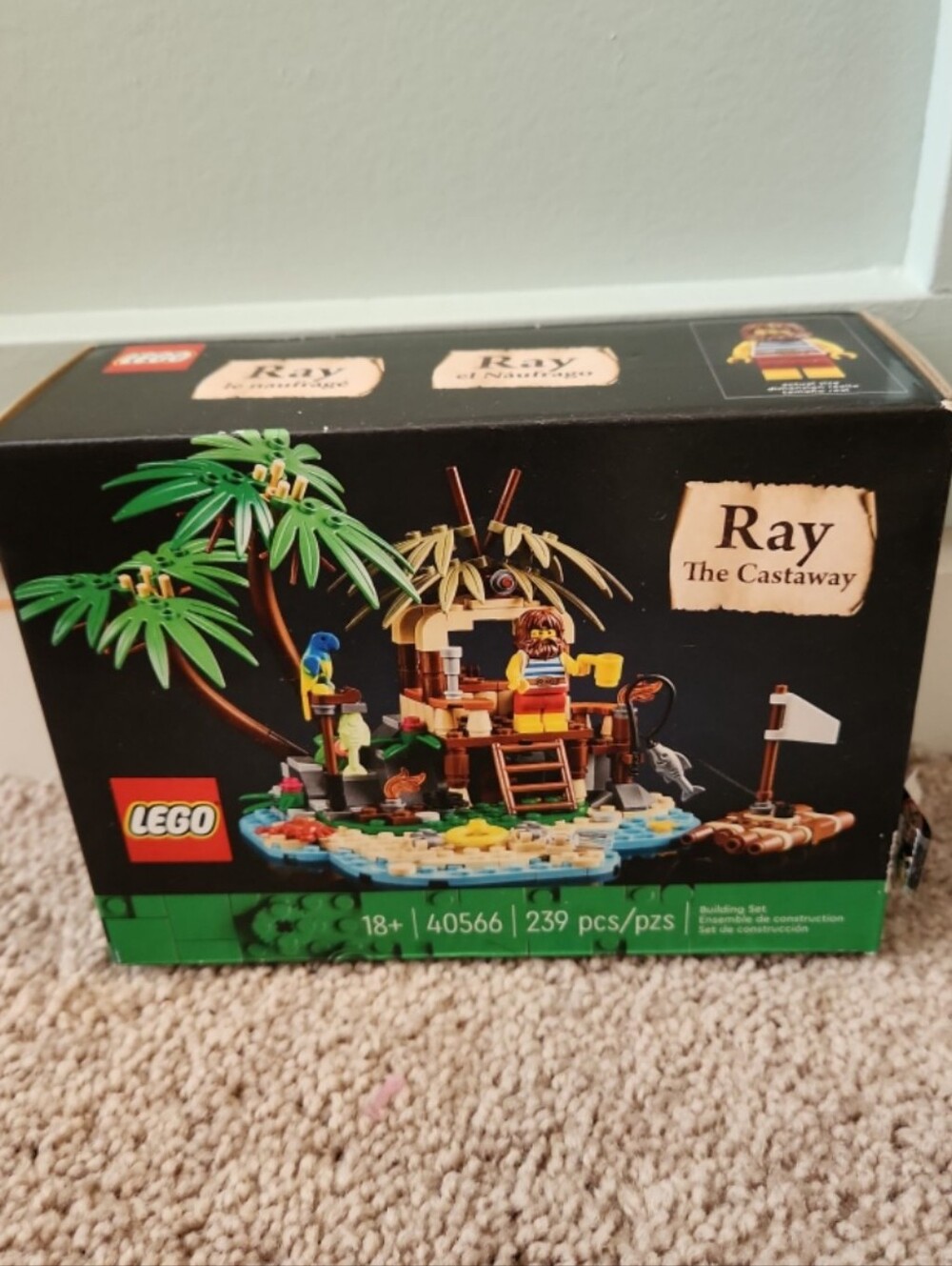 New Lego ray the castaway tropical exotic island pirate like set 40566